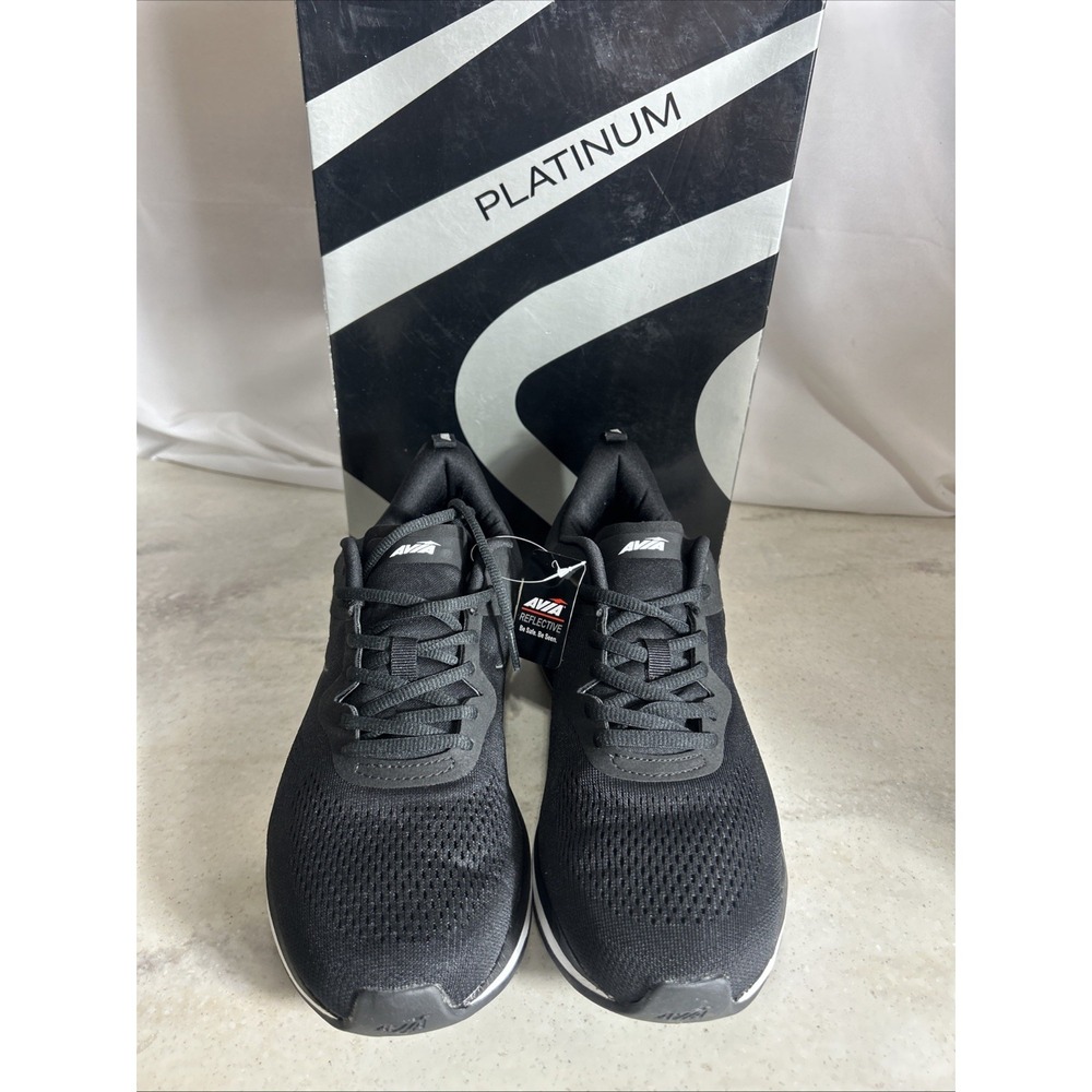 Avia AVI-Run Swift Women's Athletic Shoes Size 11 Black White AA50178WBW